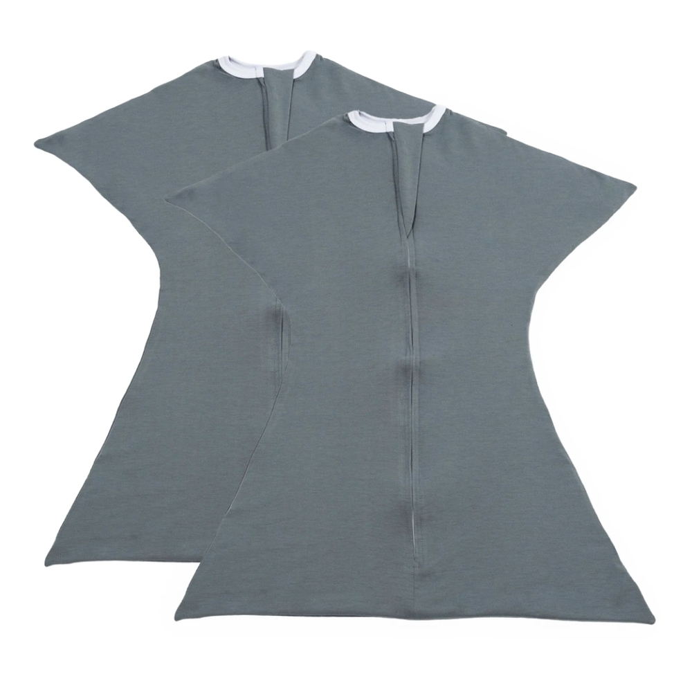 Zipadee Zip sleep sack 2 pack size Medium/6-12mo charcoal gray
